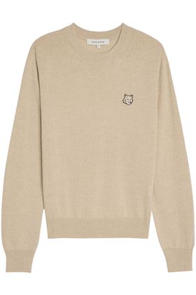 BOLD FOX HEAD PATCH REGULAR JUMPER Maison Kitsuné | MW00801KT1036H218